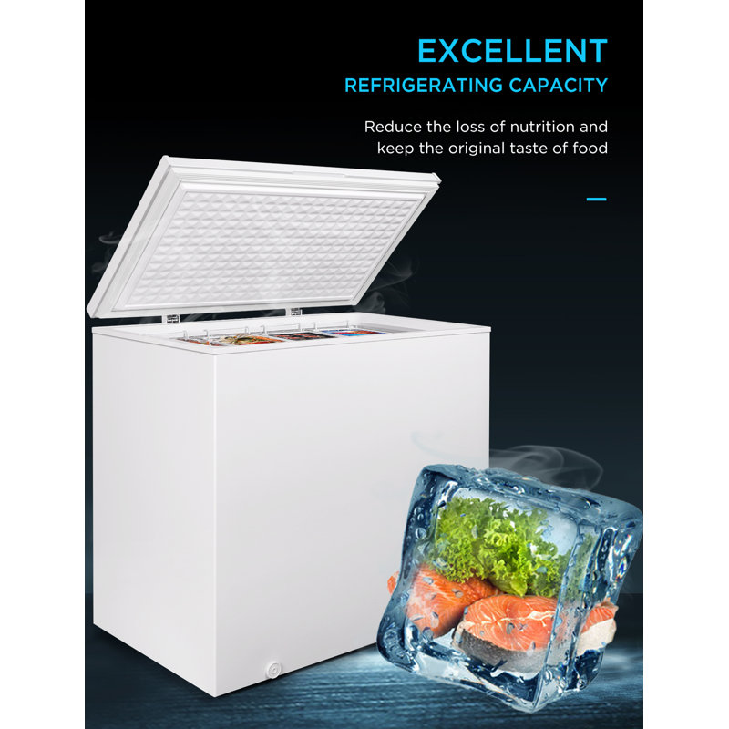 Northair 7 Cubic Feet cu. ft. Portable Chest Freezer with Adjustable